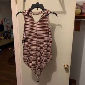 Striped Bodysuit